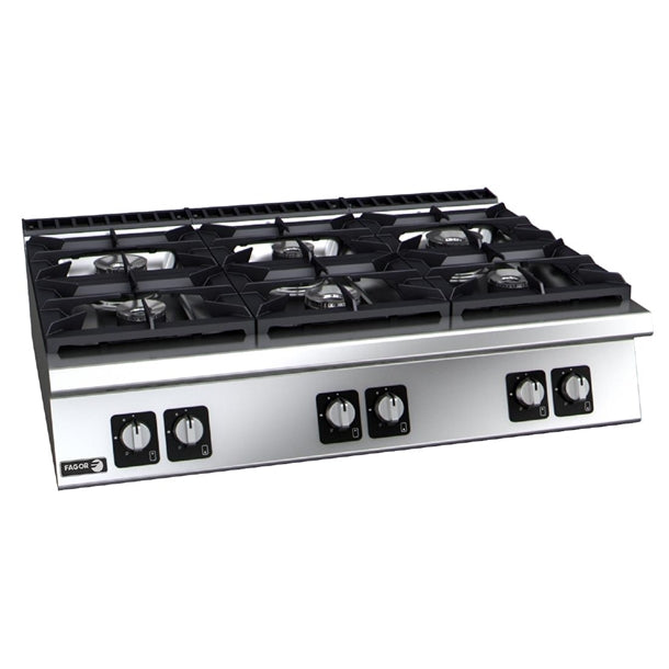Fagor 900 Series 6 Burner Countertop Gas Hob p_hy824