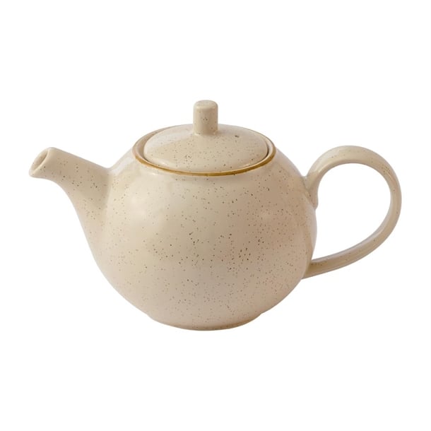 Churchill Stonecast Nutmeg Cream Replacement Lids for 443ml Teapots (6 Pack) hy949