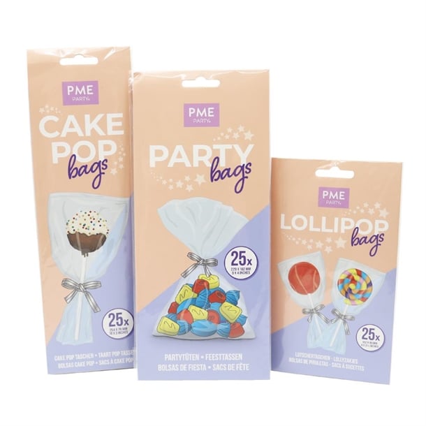 PME Party Bags with Silver Ties (25 Pack) hz053