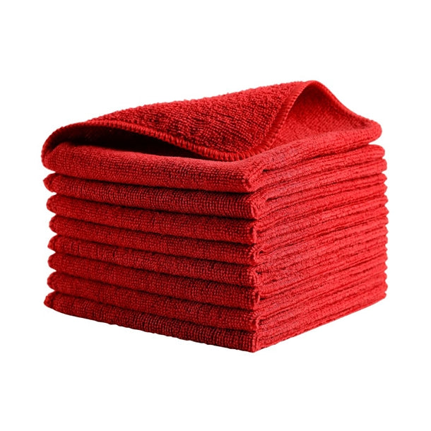 Rubbermaid HYGEN r-40 Recycled Microfibre Cloths 400x400mm Red (24 Pack) hz150