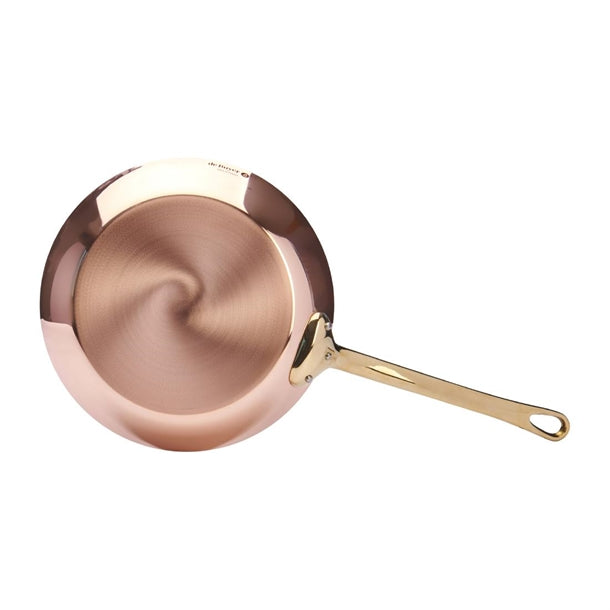 De Buyer Inocuivre Round Frying Pan with Handle Brass 28cm hz640