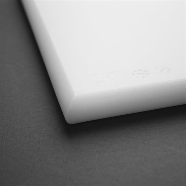 Hygiplas Extra Thick High Density White Chopping Board p_j038