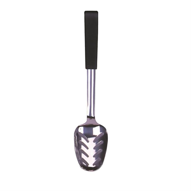 Mermaid Le Buffet Black Handled Serving Spoon Perforated 240mm j783