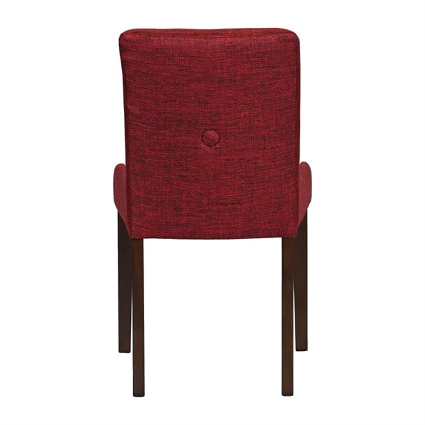 Bath Walnut Dining Chairs with Scarlett Back & Espresso Seat (6 Pack) ja291