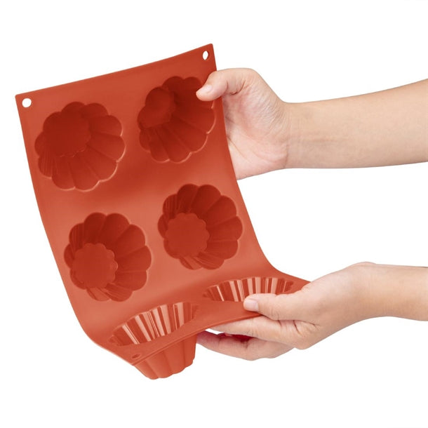 Vogue Silicone Brioche Mould 6 Cup ja310