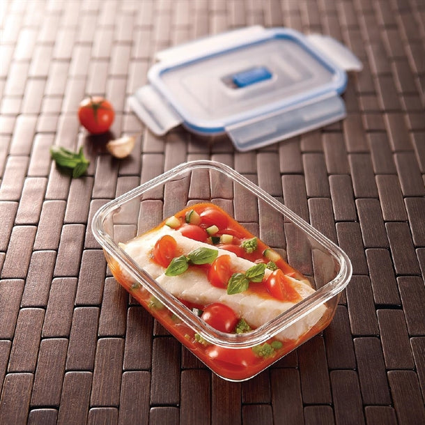 Luminarc Pure Box Active Containers and Lids 190x140mm (6 Pack) ja935