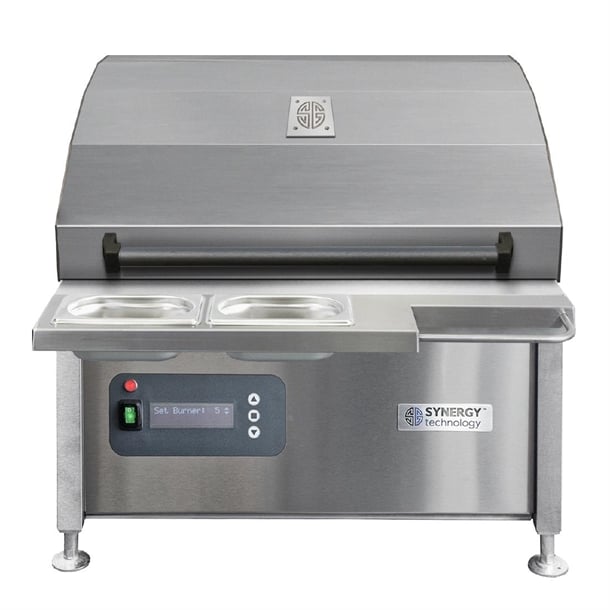 Synergy CharGo Nat Gas Chargrill Oven with Lid, Slow Cook Shelf & Garnish Rail STCGO600 ja962