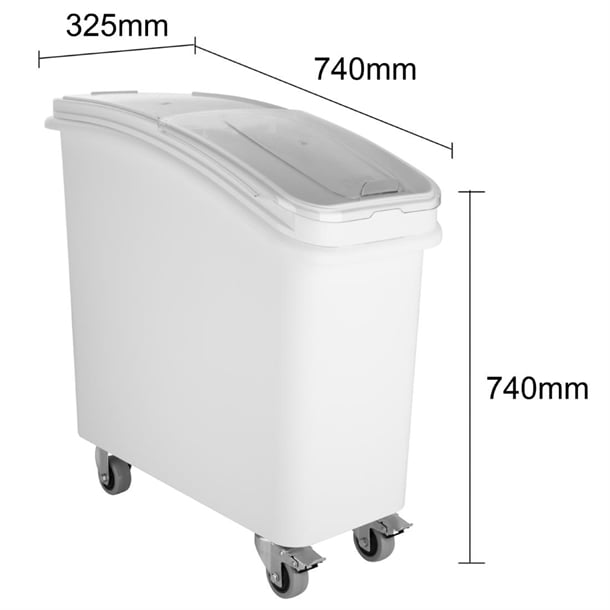Vogue Ingredient Bin with Scoop 81Ltr jb553