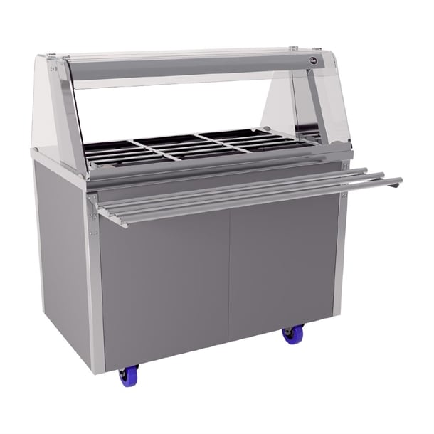 Glide Dry Heat Bain Marie Hot Cupboard with Heated Gantry 3xGN 1/1 GHBM3 jc870