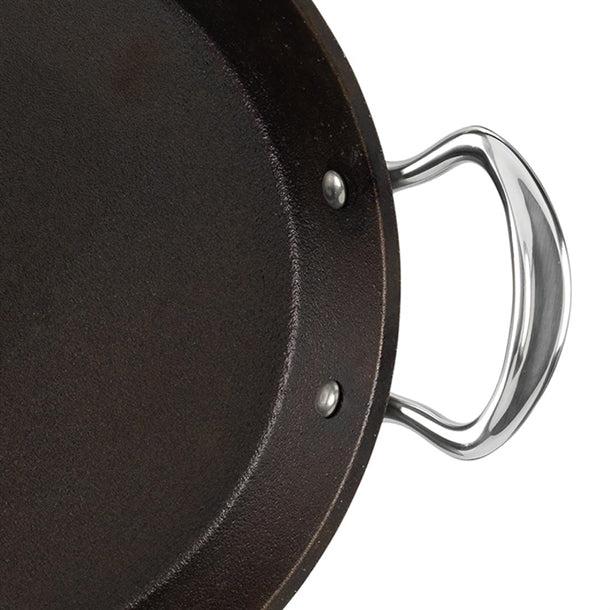 Samuel Groves Cast Iron Double Handled Skillet 24cm jc897