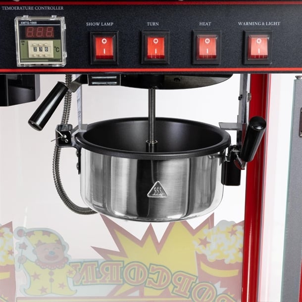Haxro HX8872 Popcorn Machine with 2 Shelves je459