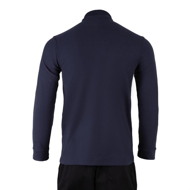 Endurance Long Sleeve Polo Shirt Navy p_je637