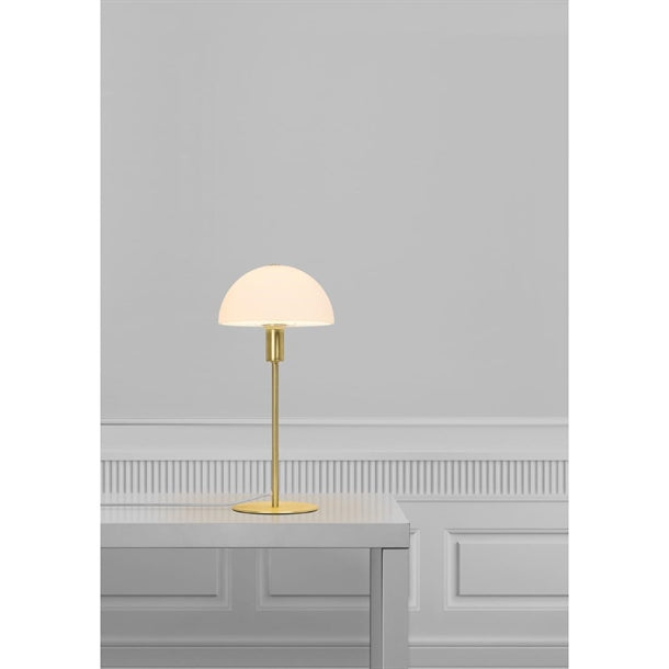 Nordlux Ellen 20 Indoor Table Lamp Brass, Glass Shade je761