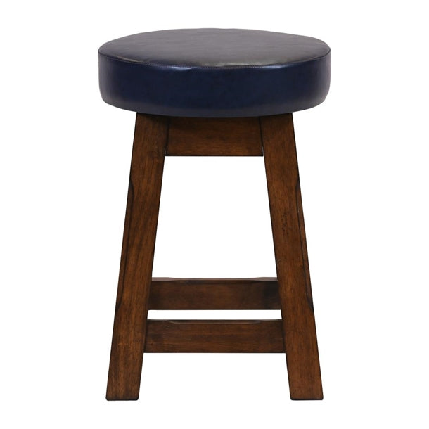 Everyday Wessex Vintage Low Stool with Bison Midnight Seat (2 Pack) jf984