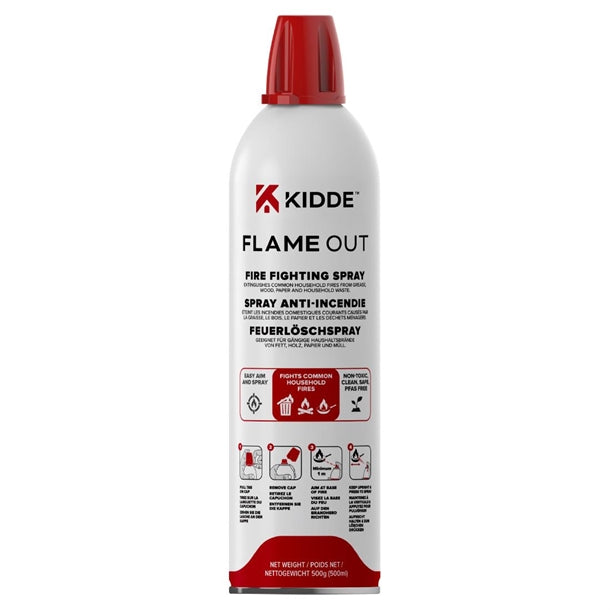 Kidde Flame Out Fire Fighting Spray 500ml jf993