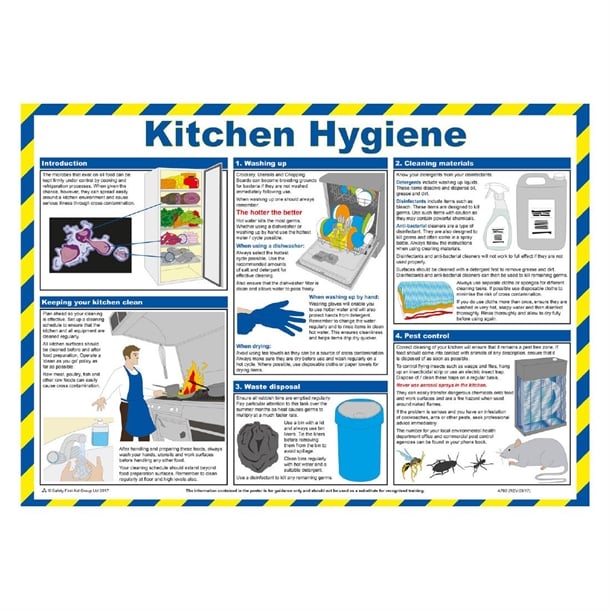 Mileta Kitchen Hygiene Poster 590x420mm jk184