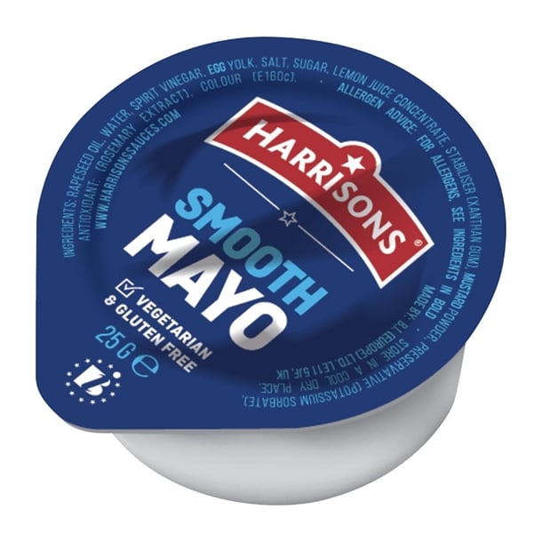Harrisons Mayonnaise Dip Pots 25g (100 Pack) jk441
