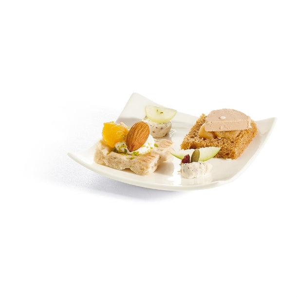 Arcoroc Appetizer Square Small Bowls White 95mm (24 Pack) jk527