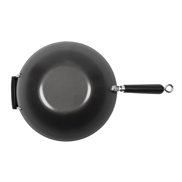Kitchen Craft Non Stick Flat Base Wok 356mm k250