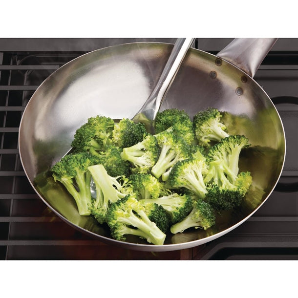 Vogue Mild Steel Flat Base Wok 254mm k295