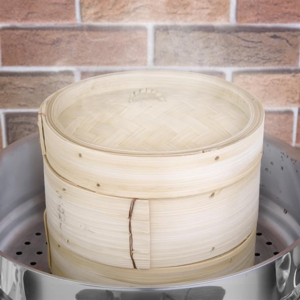 Vogue Bamboo Food Steamer 152mm k302