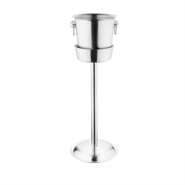 Olympia Brushed Stainless Steel Wine & Champagne Bucket Stand k407
