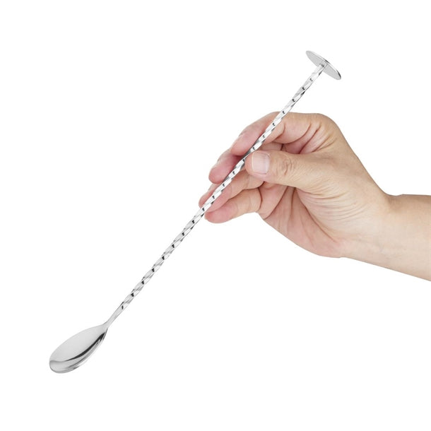 Olympia Twisted Bar Spoon with Disc End k474