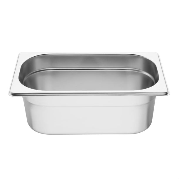 Vogue Stainless Steel 1/4 Gastronorm Tray 100mm k819