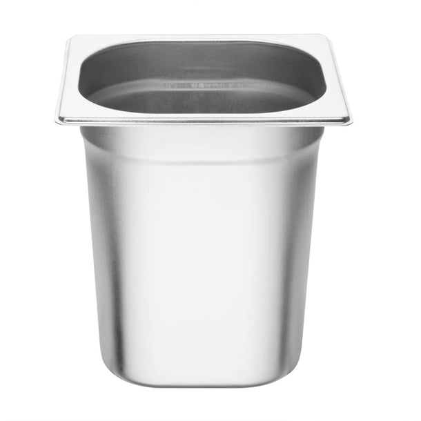 Vogue Stainless Steel 1/6 Gastronorm Tray 200mm k995
