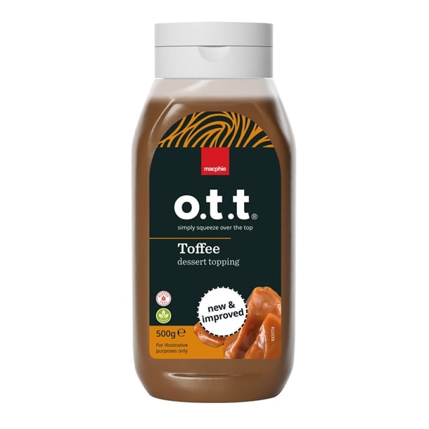 Macphie O.T.T Toffee Dessert Topping 500g ka105