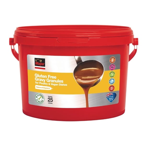 Major Instant Gluten Free Gravy Granules with Vitamin D - Poultry 2kg ka125