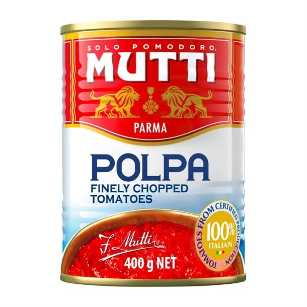 Mutti Finely Chopped Tomatoes 400g (12 Pack) ka137