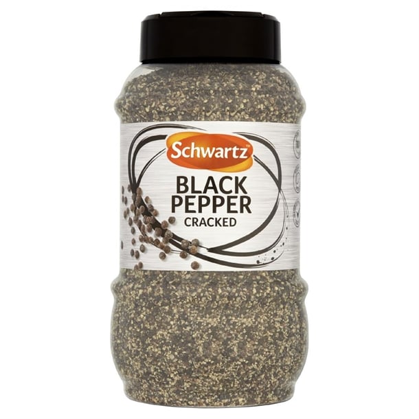 Schwartz Cracked Black Pepper 380g ka173