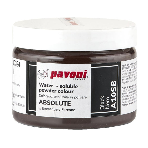 Pavoni Water Soluble Powder Black 50g ka343