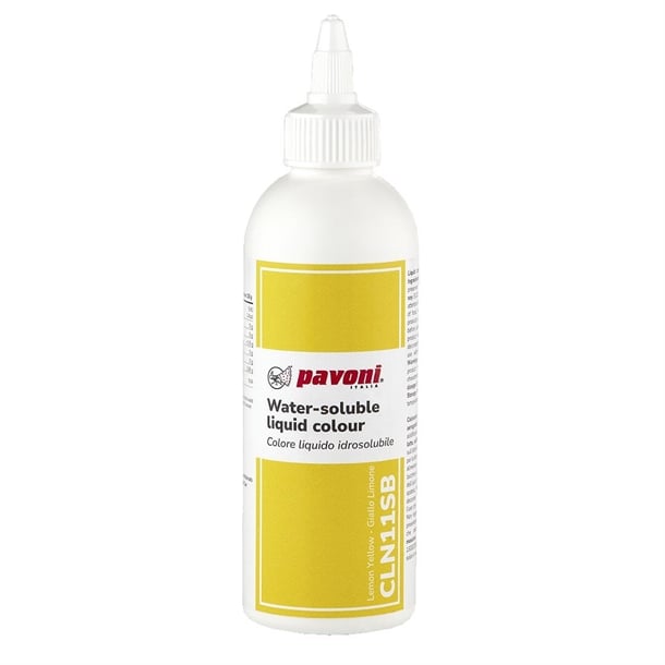 Pavoni Liquid Colours Lemon Yellow 190ml ka355
