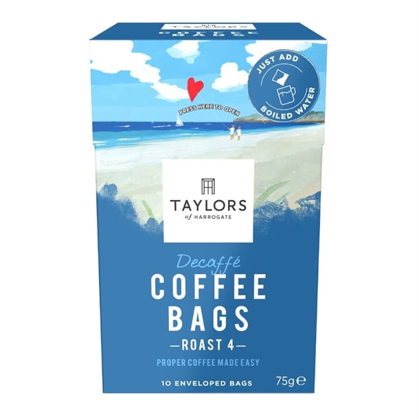 Taylors Decaf Coffee Bags (10 Pack) ka419