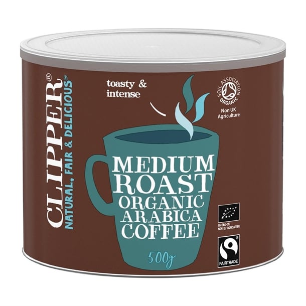 Clipper Fairtrade Organic Arabica Coffee 500g ka507