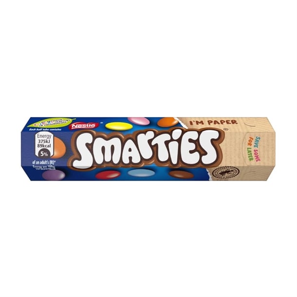 Nestle Smarties Milk Chocolate Tubes 38g (24 Pack) ka553