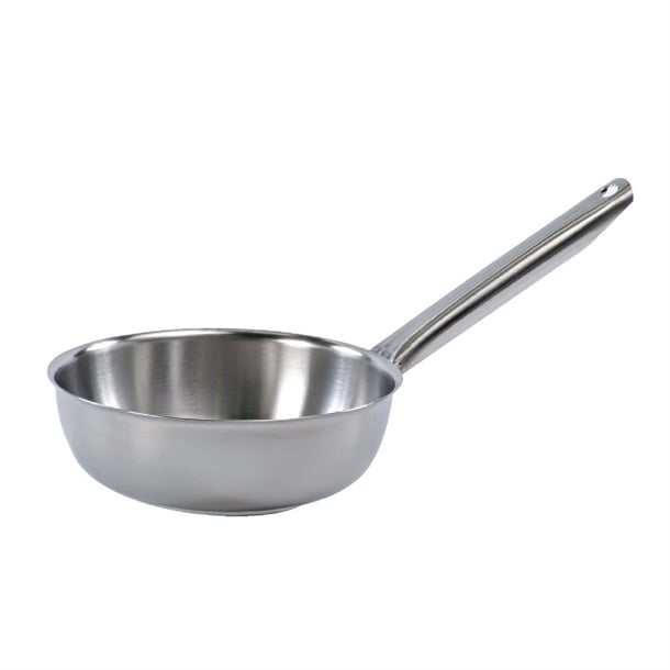 Matfer Bourgeat Tradition Plus Stainless Steel Flared Sauté Pan 20cm l236