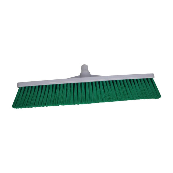 SYR Hygiene Broom Head Stiff Bristle Green l874