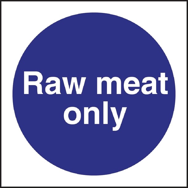 Vogue Raw Meat Only Sign l958
