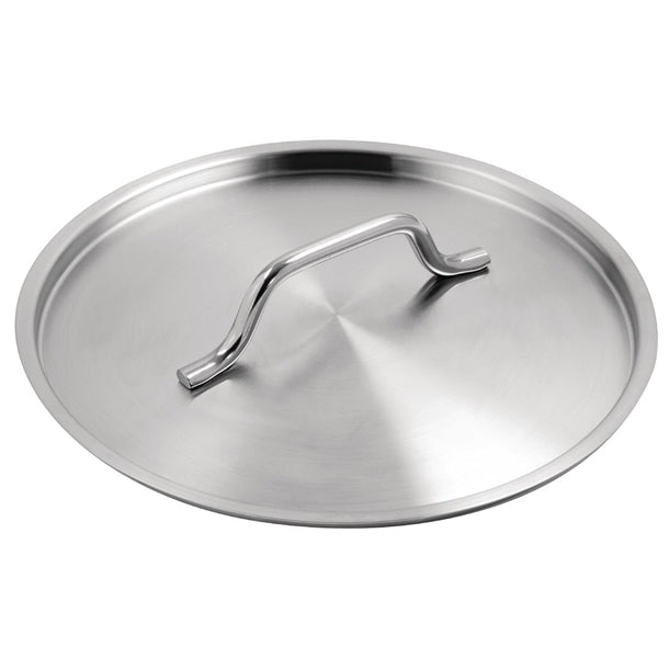Vogue Stainless Steel Saucepan with Lid 24cm sa605