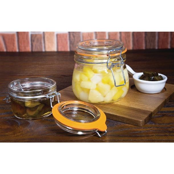 Vogue Clip Top Preserve Jar 500ml p490