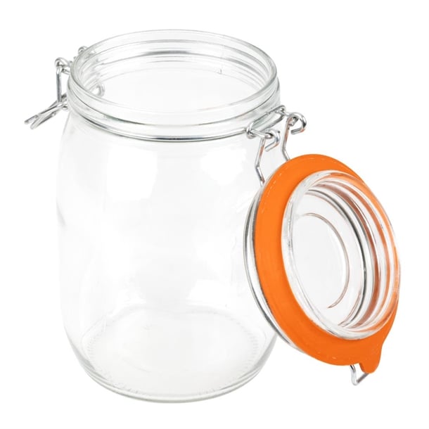 Vogue Clip Top Preserve Jar 1000ml p492