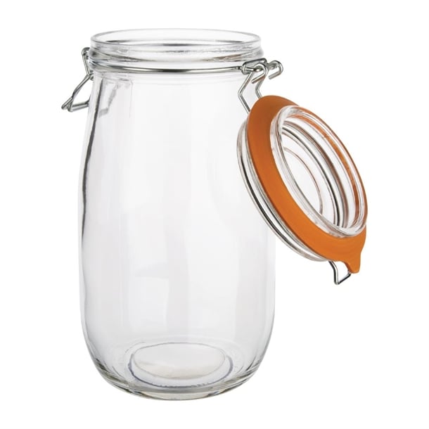 Vogue Clip Top Preserve Jar 1500ml p493