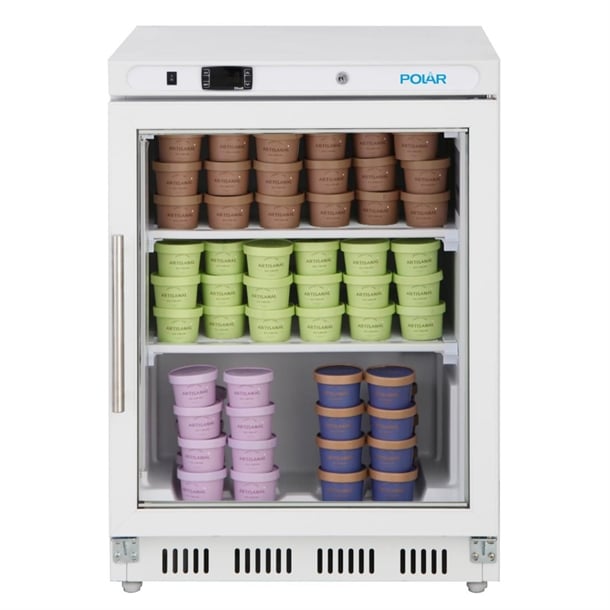 Polar C-Series Undercounter Display Freezer 150Ltr pc007