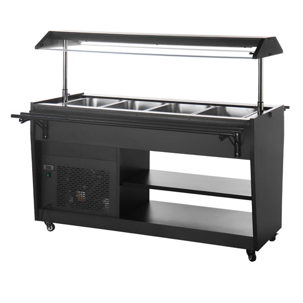 Polar G-Series Refrigerated Buffet Bar in Black pg007