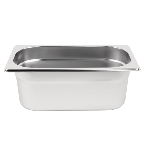 Vogue Stainless Steel Gastronorm Container Kit 1/4 (5 Pack) s407