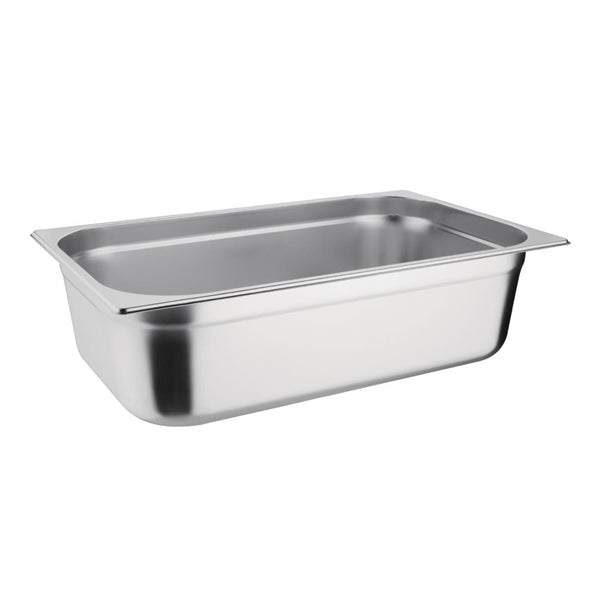 Vogue Stainless Steel 1/1 Gastronorm Tray with Lid sa248