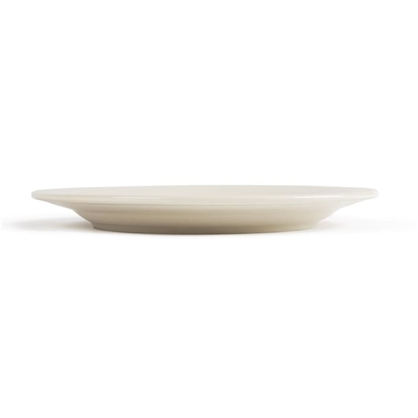 Olympia Ivory Wide Rimmed Plates 250mm (12 pack) u121